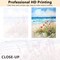 DIY Paint by Numbers for Adults Beach Scene Adult Paint by Number Kits on Canvas Pink Flowers Blue Ocean Painting by Numbers Kit for Adults Vintage Art Crafts 16x20 in